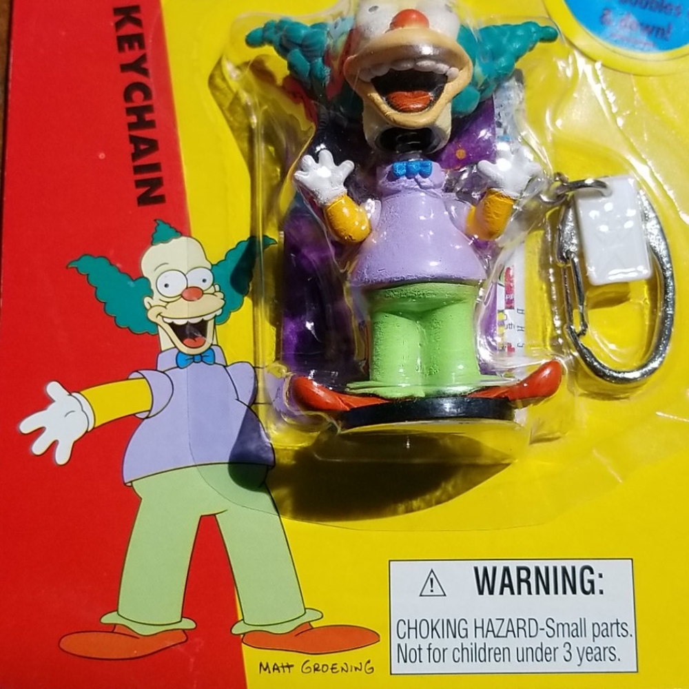 Krusty Bobble Head Keychain - Picture 5 of 10